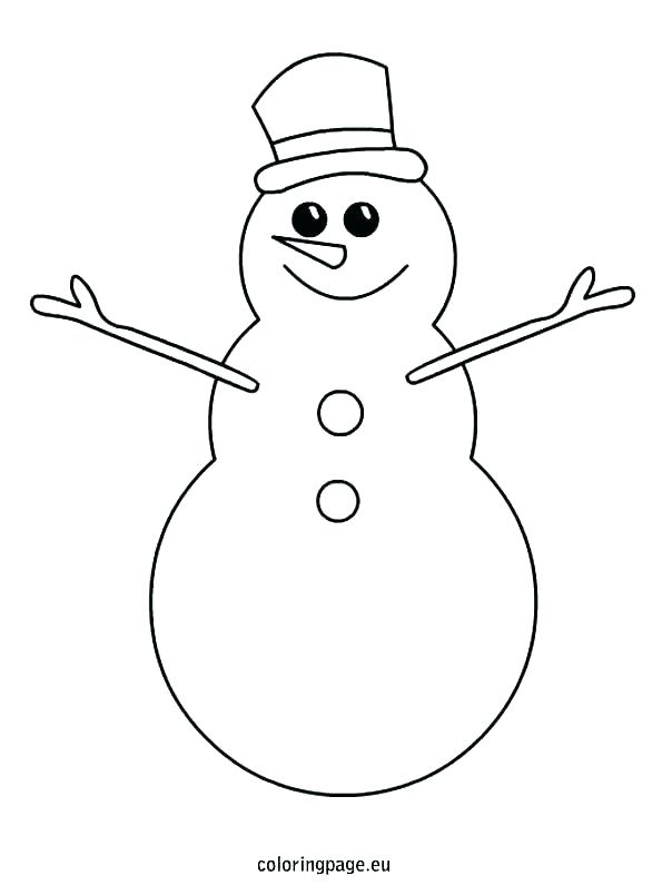 595x804 Snowman Coloring Page Snowman Snowman Coloring Pages Printable