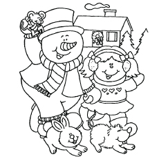 230x230 Top Free Printable Snowman Coloring Pages Online