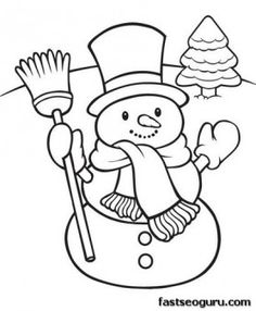 236x286 Christmas Snowman Coloring Pictures Merry Christmas Happy New