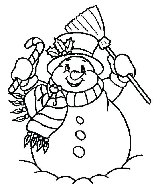 646x800 Snowman Coloring Pages