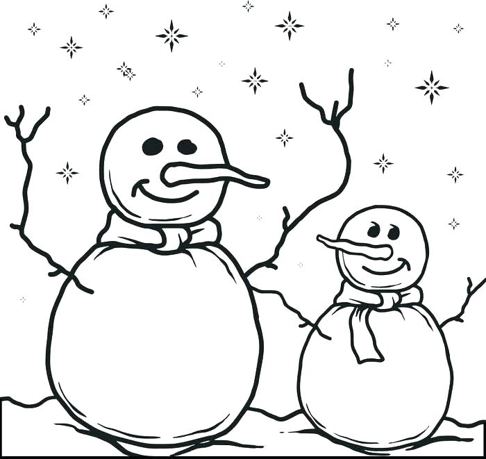 700x661 Snowman Coloring Pages Snowman Coloring Pages To Print Humorous