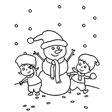 230x230 Top Free Printable Snowman Coloring Pages Online