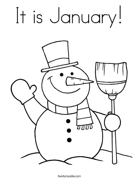 468x605 January Coloring Pages For Preschool January Coloring Pages