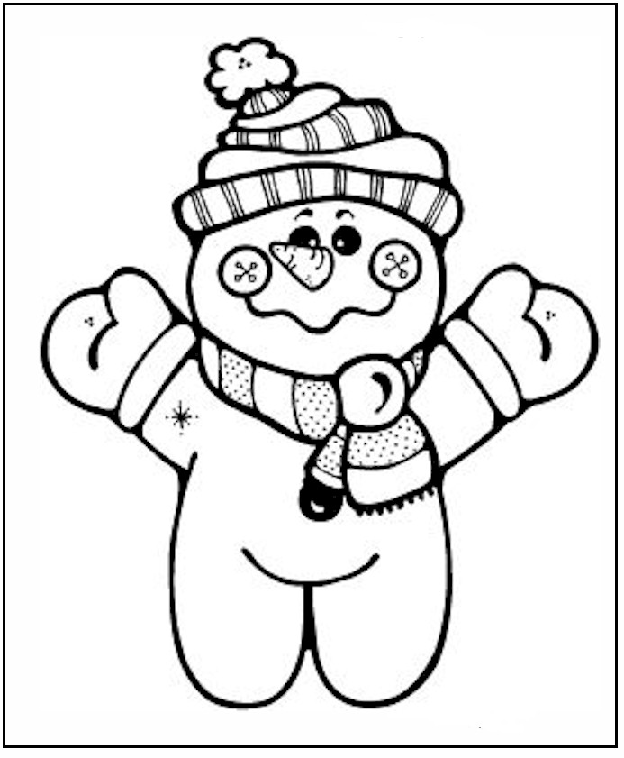 693x841 Little Baby Snowman Print Coloring Pages For Kids Free Printable