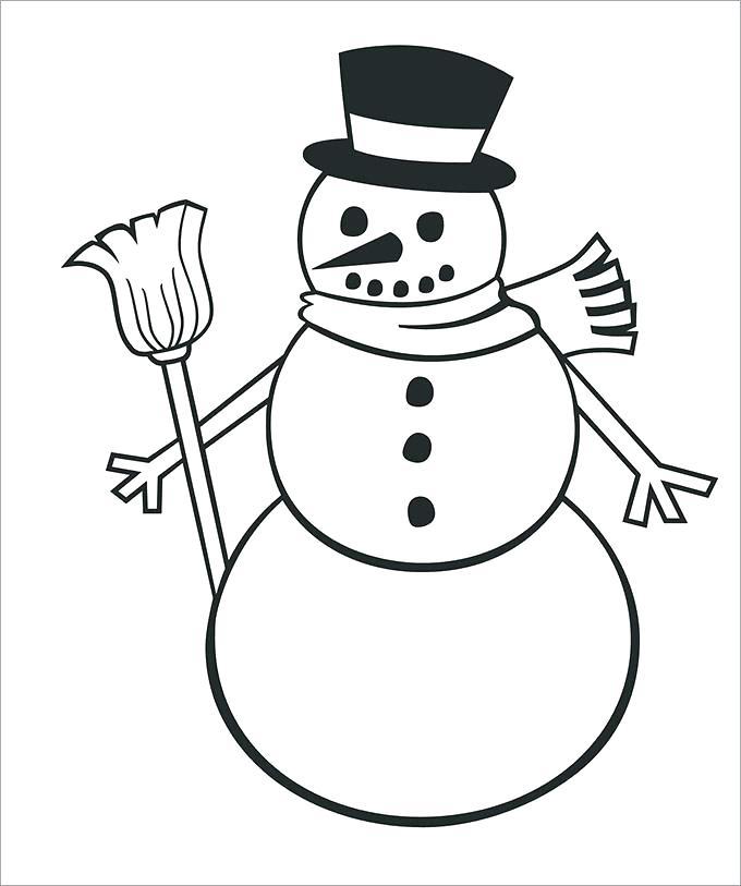 680x813 Season Coloring Pages Preschool Coloring Pages Winter Snowman