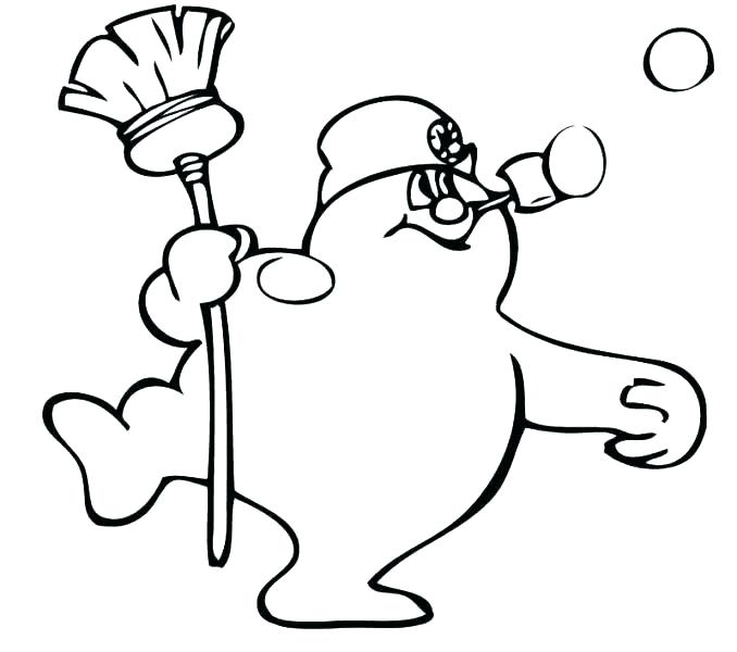 678x600 Snowman Coloring Pages Free Coloring Page Free Building A Snowman