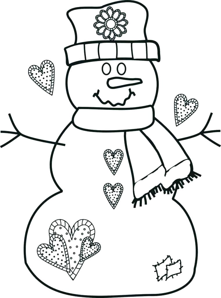 761x1024 Wonderful Free Coloring Pages Snowman Cute Bunnies And Snowman