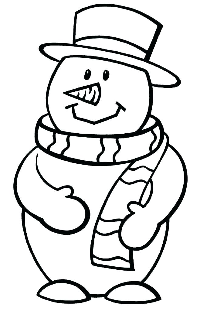 659x1024 Snowman Coloring Pages Free Snow Man Coloring Page Free Printable
