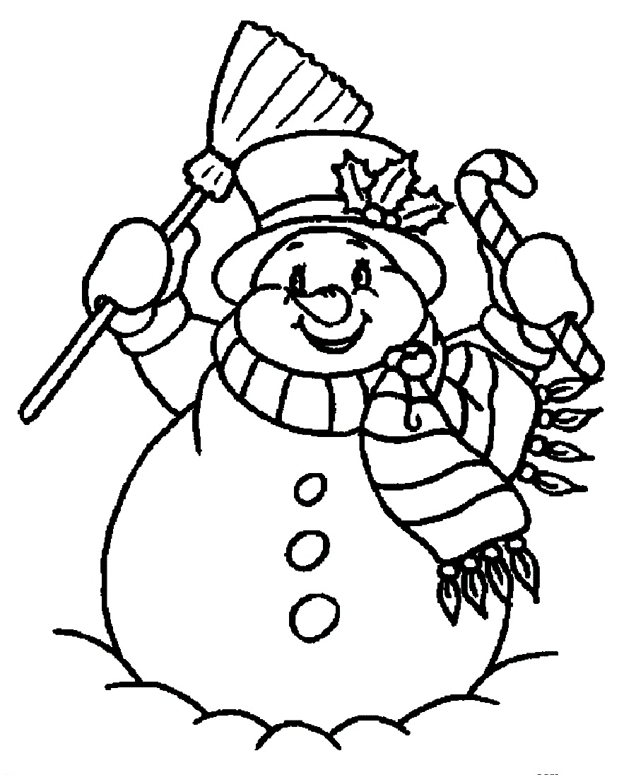 900x1096 Free Printable Christmas Snowman Coloring Pages