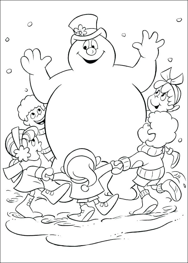 600x840 Snowman Coloring Pages For Preschool New Coloring Page Snowman
