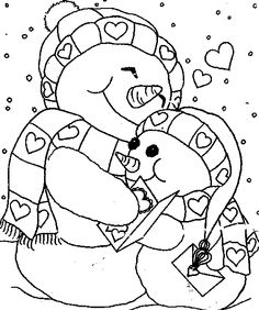 236x282 Projects Snowman, Coloring