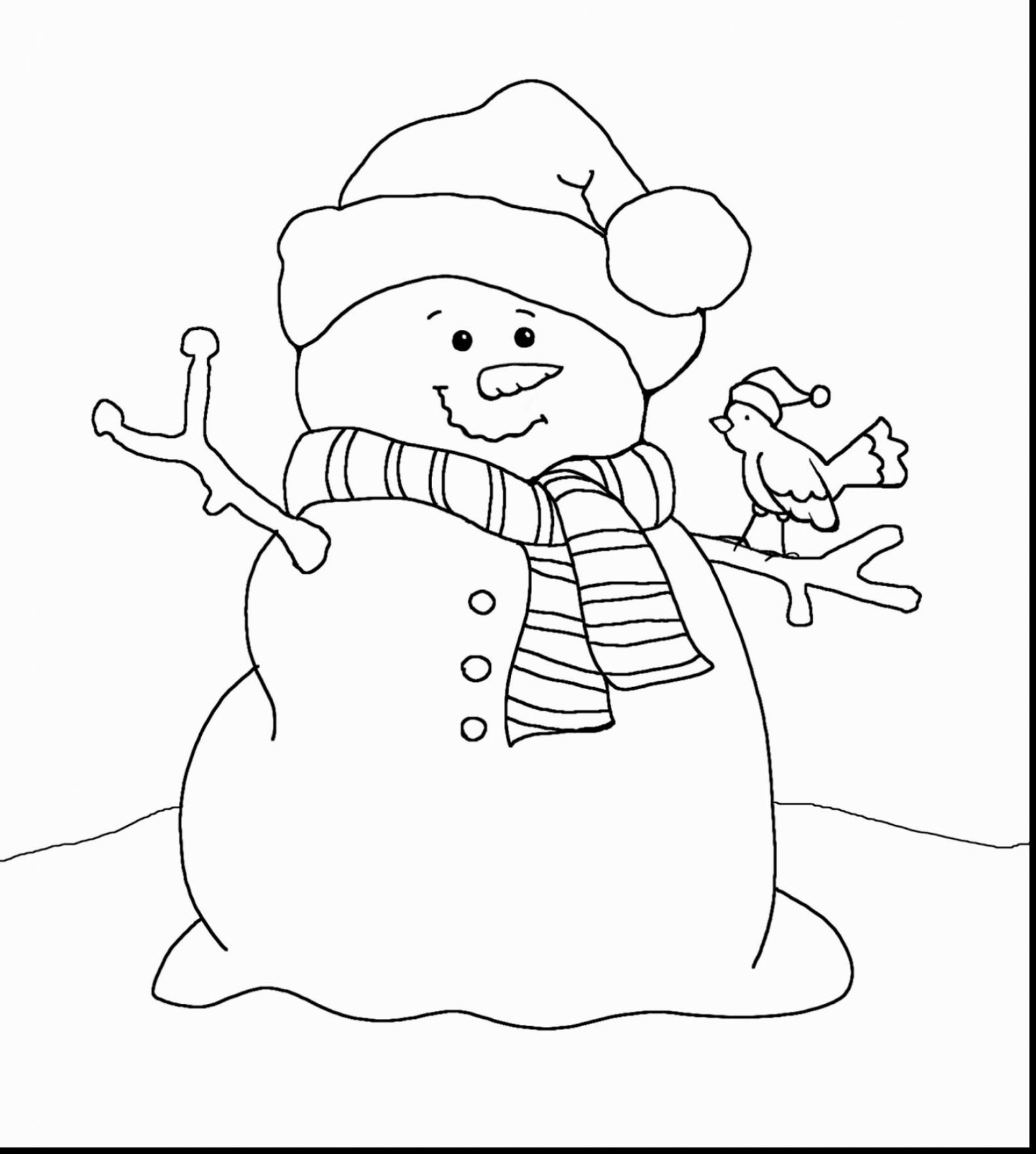 1581x1760 Printable Snowman Coloring Pages For Kids Unbelievable Family Acpra
