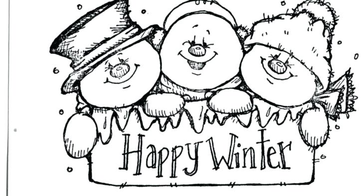 728x393 Snowman Family Coloring Together With Download Snowman Family
