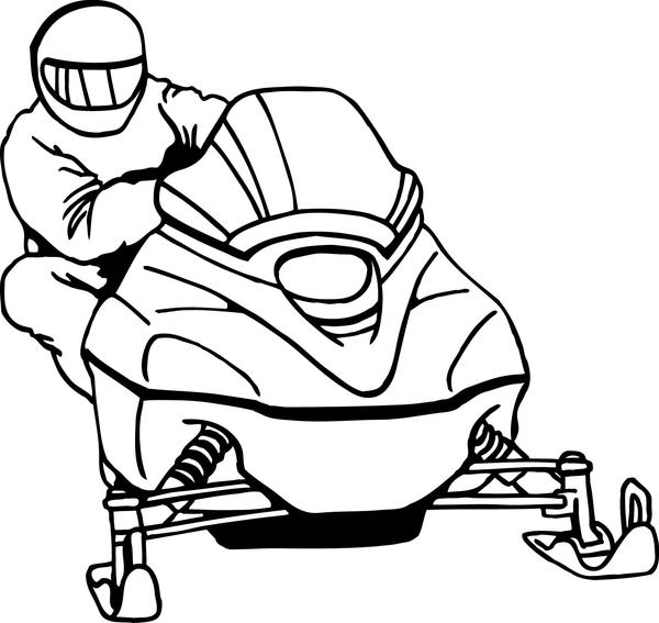 600x567 Snowmobile Clip Art Many Interesting Cliparts