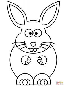 225x300 Prints Snowshoe Hare In Snow Drift Coloring Page