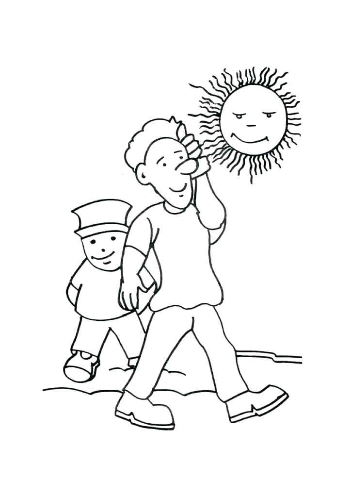 724x1024 Coloring Snowy Day Coloring Page Pages Weather Winter Theme