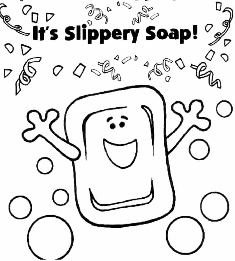 776x862 Slippery Soap Coloring Page Animal Pages