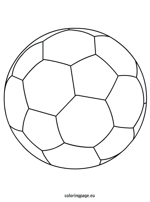 595x804 Small Soccer Ball Coloring Pages Good Page About Remodel Print