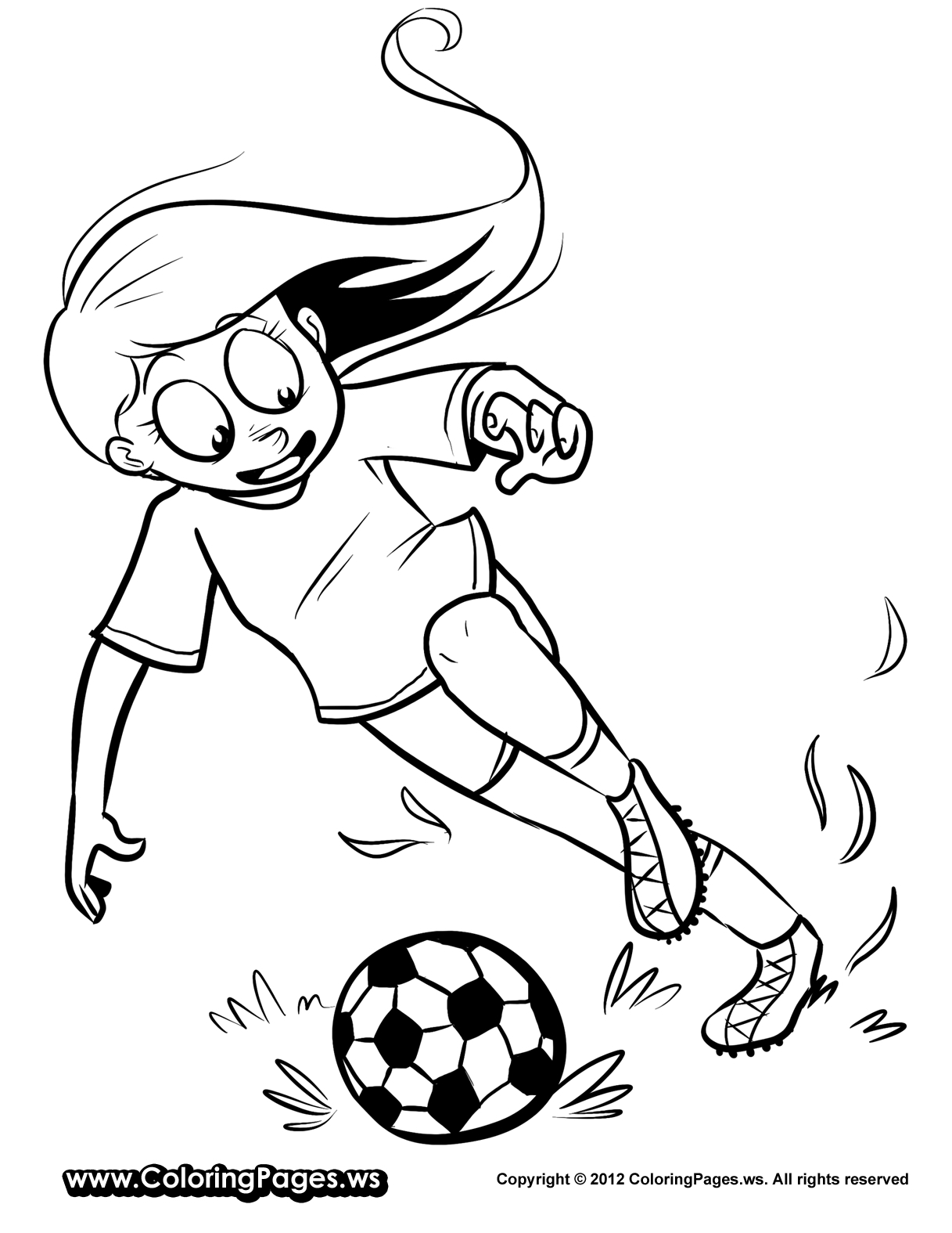 1217x1575 Soccer Coloring Page Soccer Girl Coloring Pages Free Coloring