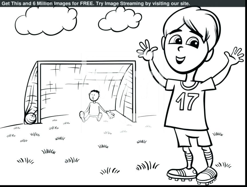 863x652 Soccer Players Coloring Pages Coloring Pages Fantastic Boy Playing