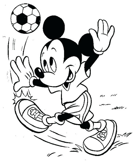 550x674 Soccer Coloring Page