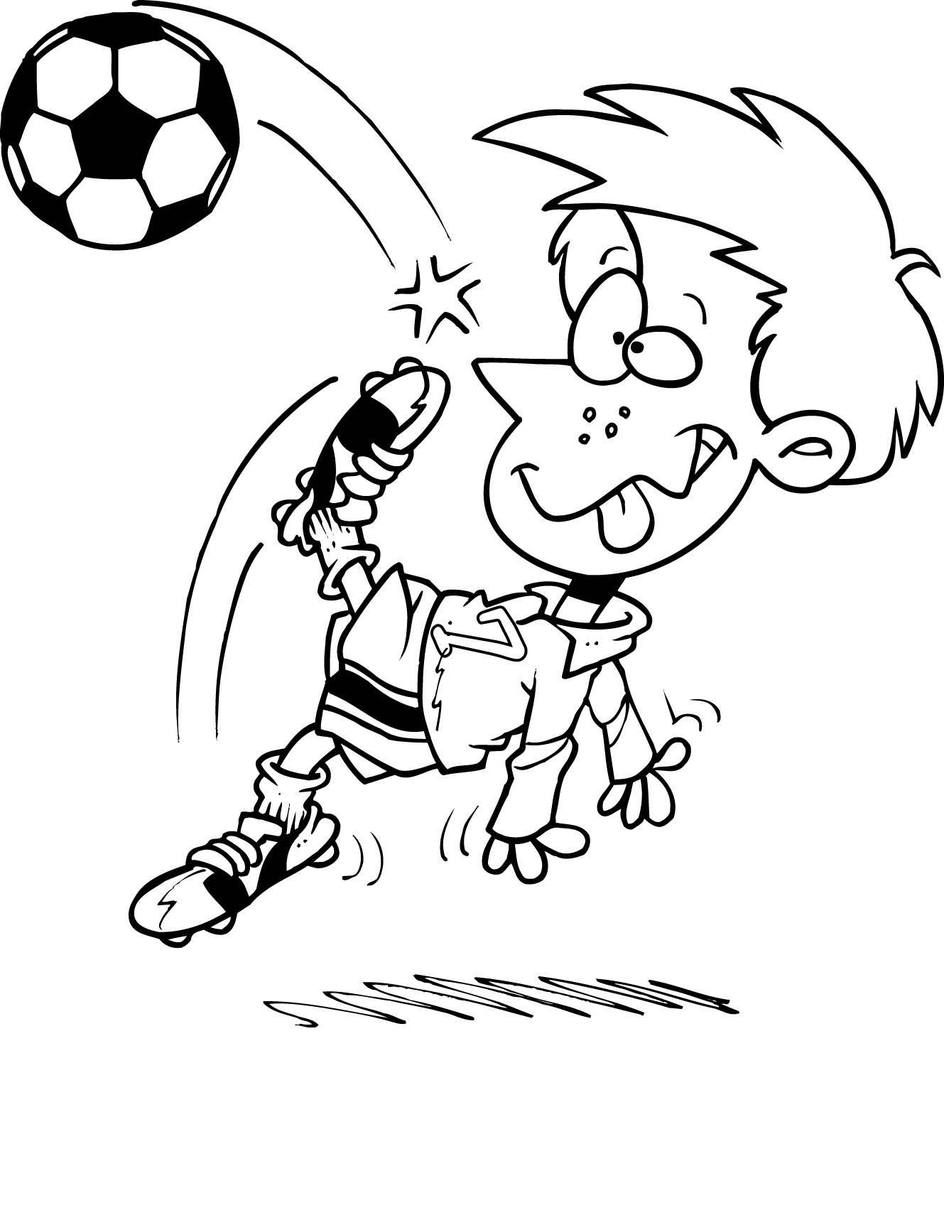 1329x1724 Free Printable Soccer Coloring Pages For Kids