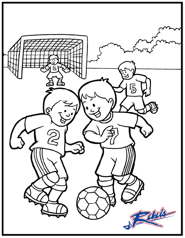 615x791 Soccer Coloring Pages