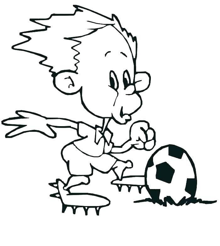 700x782 Coloring Pages Soccer