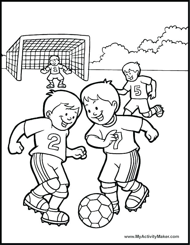 618x798 Coloring Pages Soccer