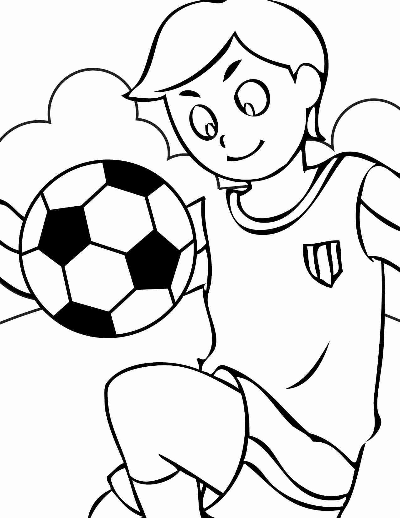 1275x1650 Soccer Girl Coloring Pages Free For Kids Beauteous Olegratiy