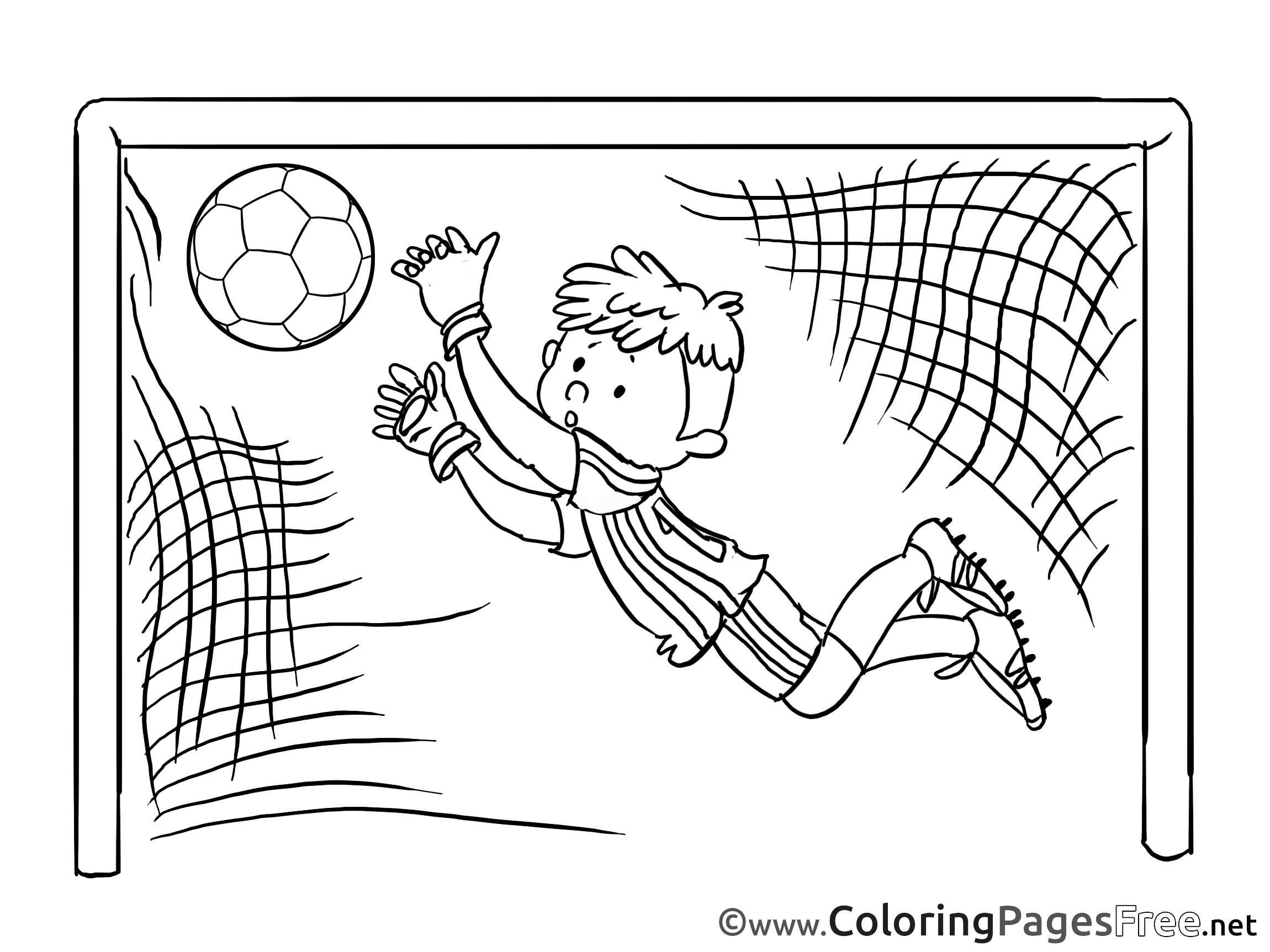 2300x1725 Goal Goalkeeper Soccer Free Coloring Pages