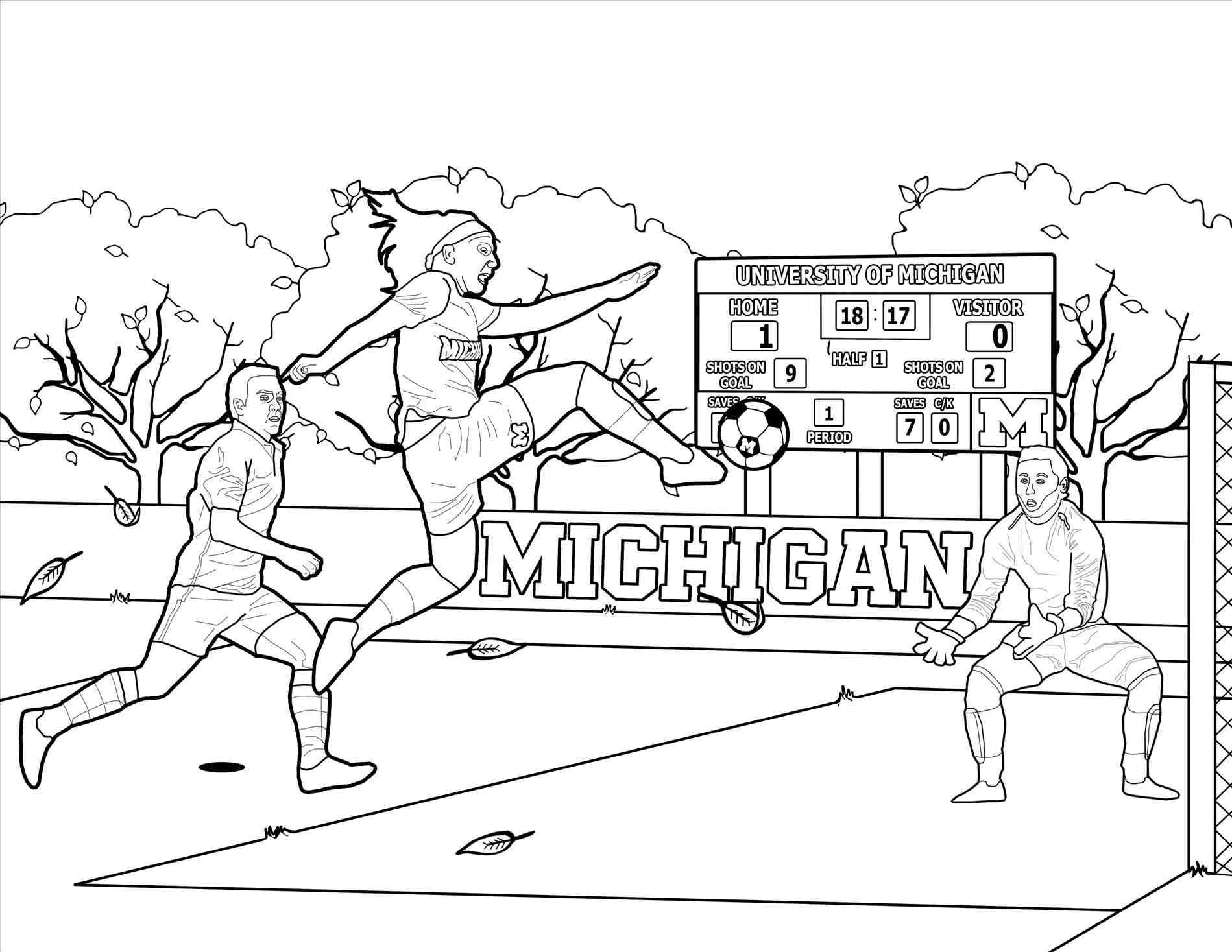 1899x1468 Soccer Goal Coloring Pages Web Coloring Pages