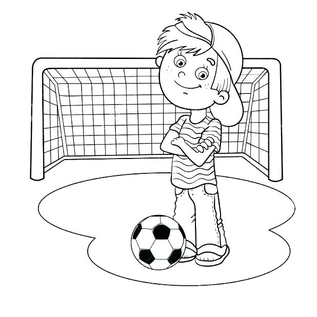 618x618 Soccer Ball Coloring Page