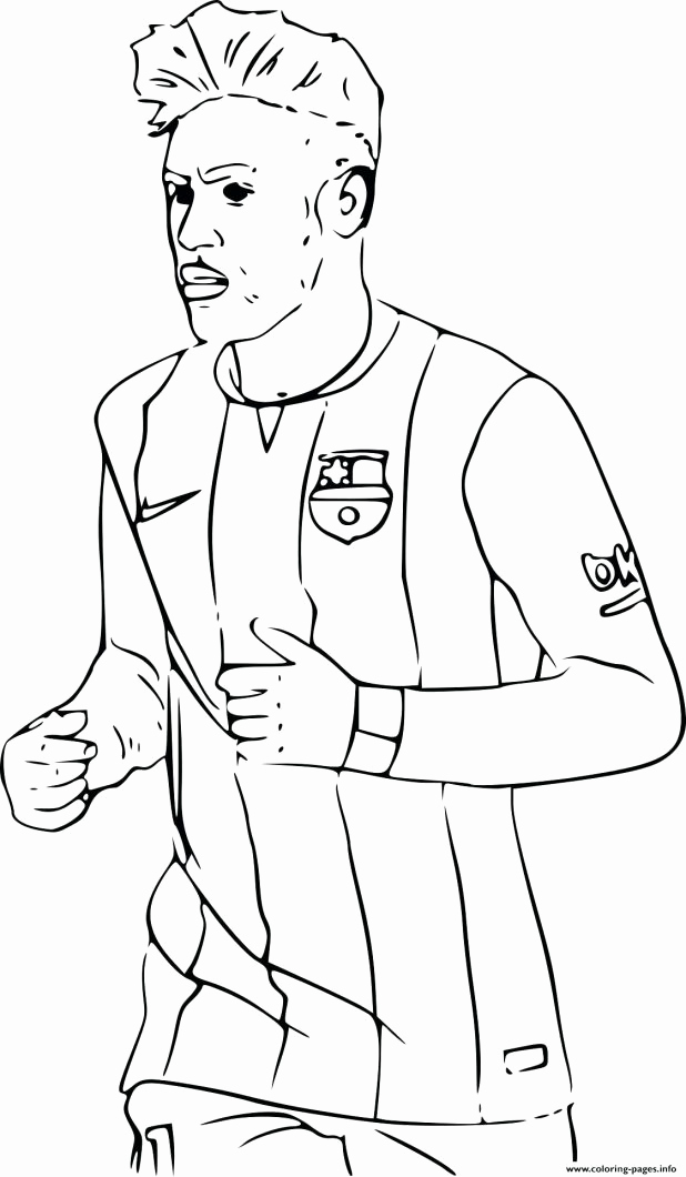 618x1060 Messi Coloring Pages Leversetdujourfo Soccer Goalie Coloring Pages