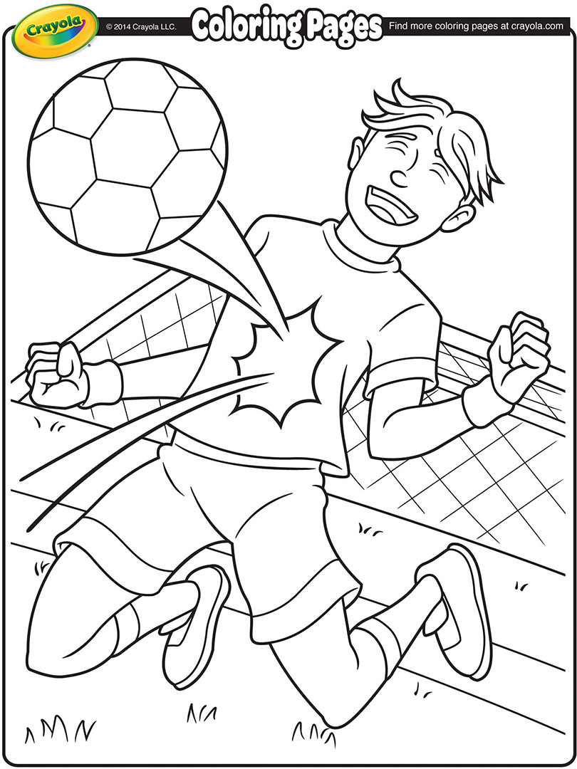 810x1080 Soccer Player Coloring Page