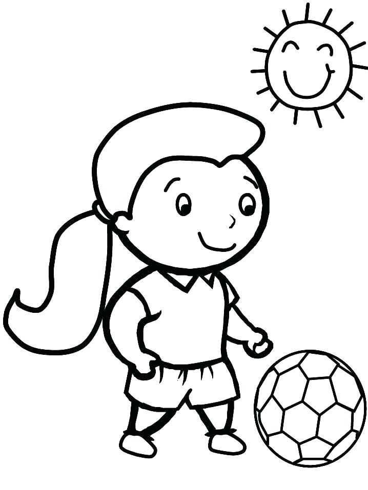 718x957 Soccer Ball Coloring Page Soccer Ball Coloring Page Pages