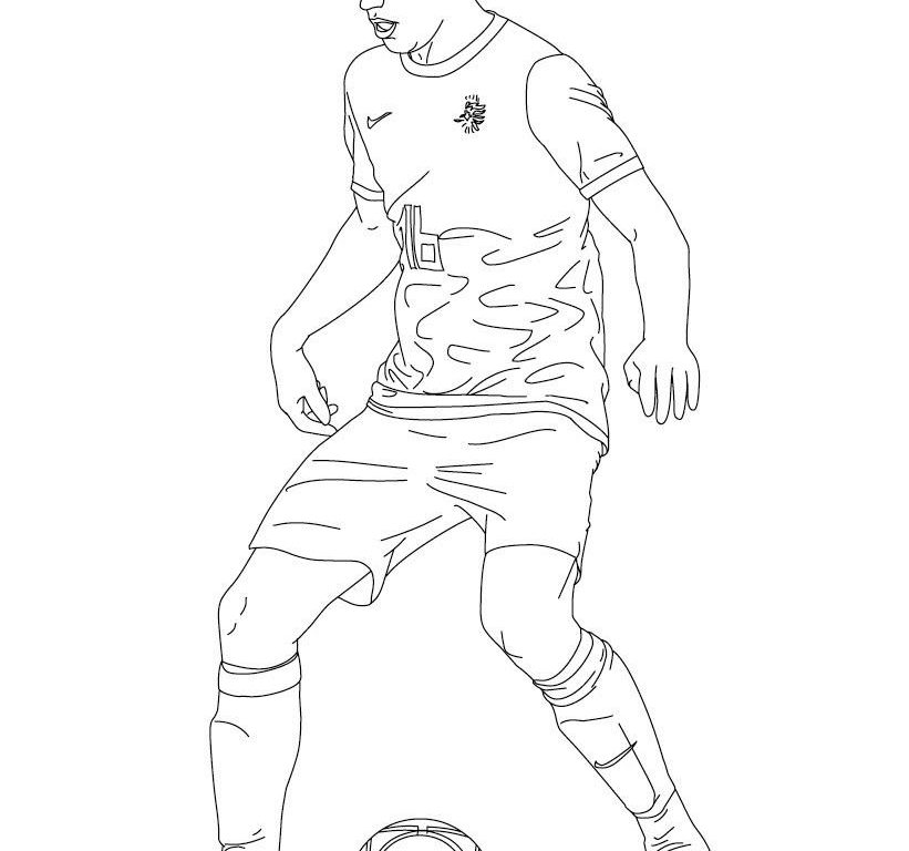 821x768 Soccer Coloring Pages Player General Field Of Cleats Colouring