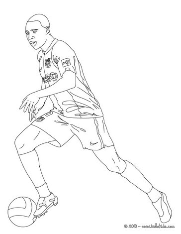 364x470 Soccer Players Coloring Pages