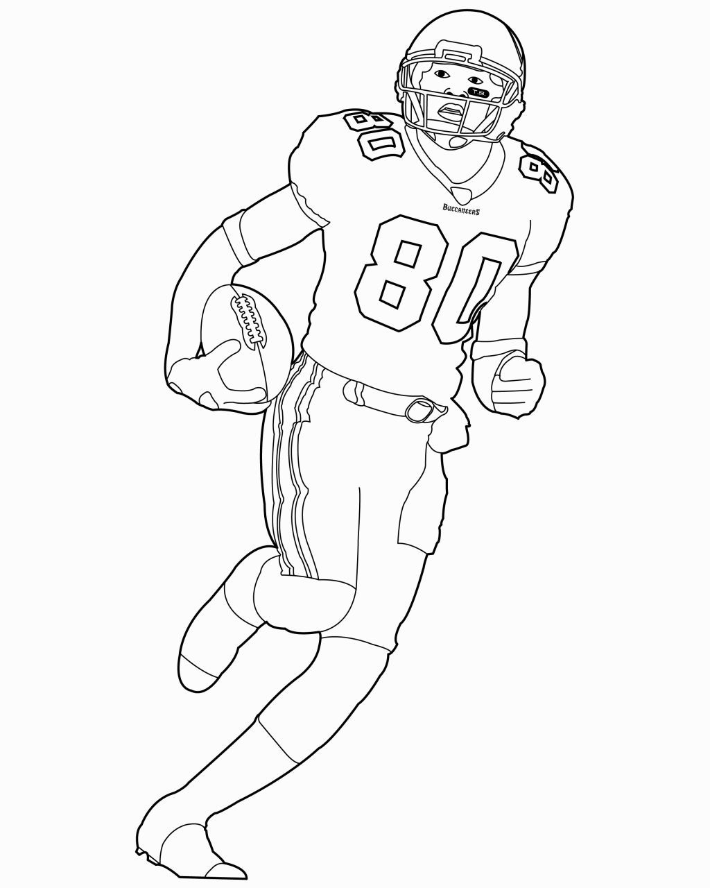 1024x1280 Football Coloring Pages Nfl Coloring Pages