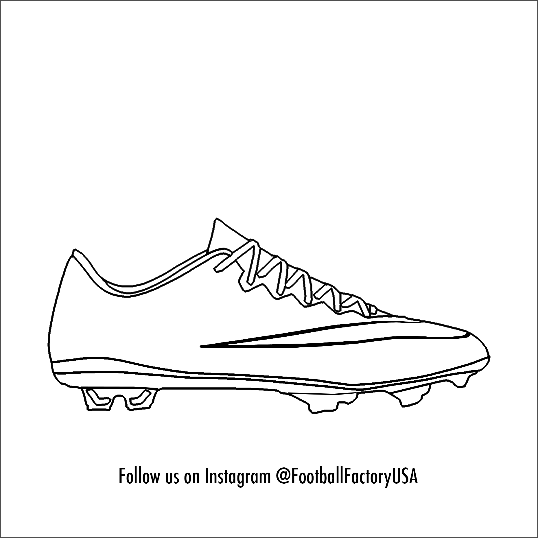 1860x1860 Soccer Coloring Pages Cleats
