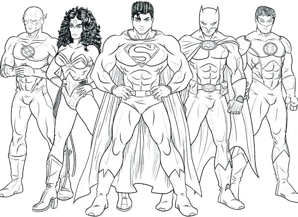 600x437 Dc Superhero Coloring Pages With Dc Superhero Coloring Pages Ac Dc