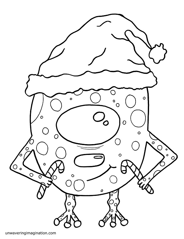 600x776 December's Coloring Page Unwavering Imagination