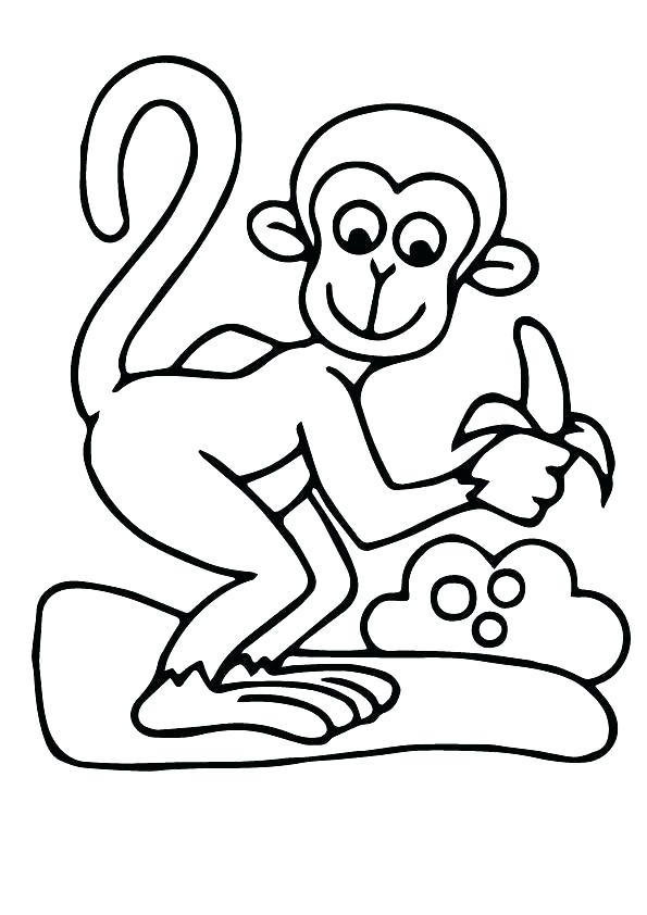 595x842 Sock Monkey Coloring Pages Monkey Coloring Pages Printable Monkey