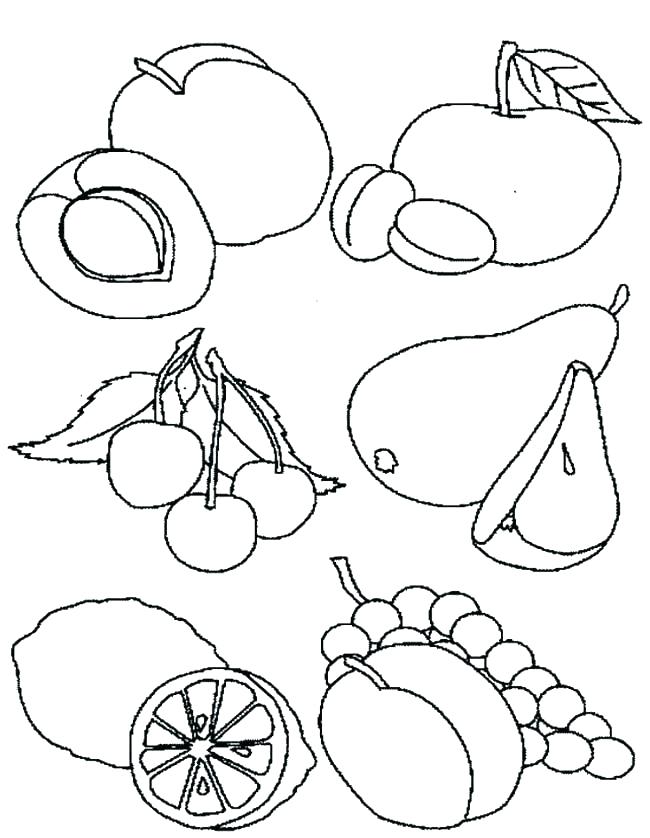 650x838 Funny Foods Coloring Pages For Preschool And Kindergarten Coloring