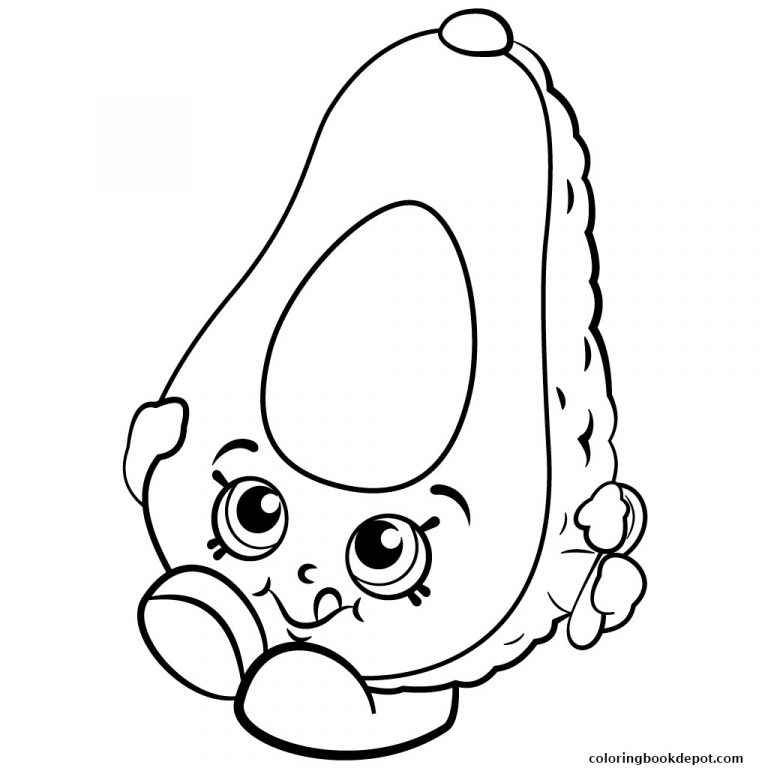 768x768 Shopkins Coloring Pages Soda Pop New