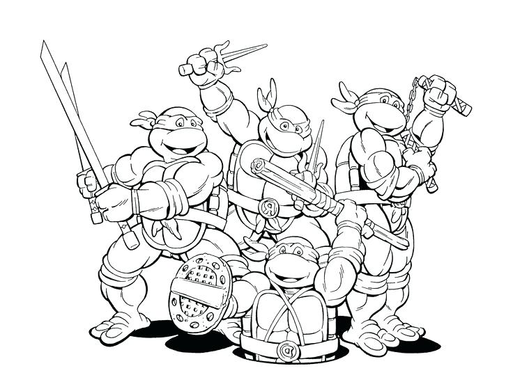736x549 Printable Ninja Turtle Coloring Pages Coloring Page Turtle