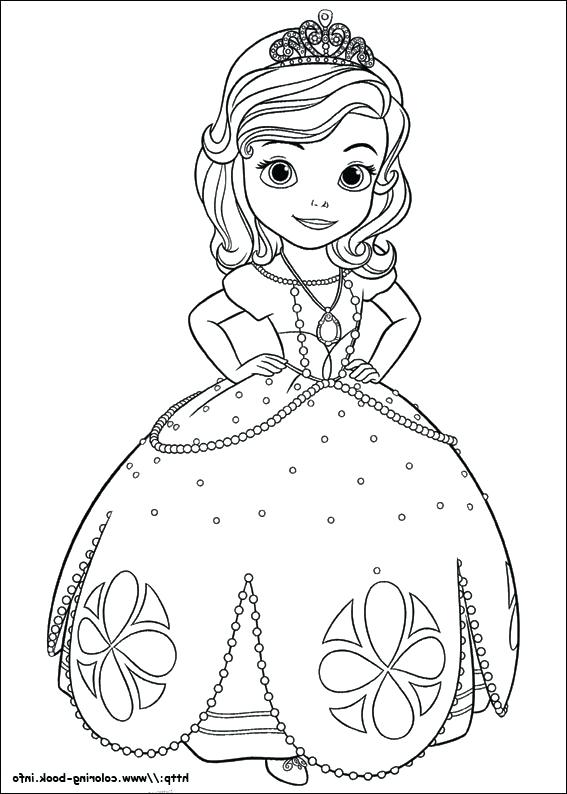 567x794 Sofia The First Coloring Pages Free Online Sofia Coloring Pages