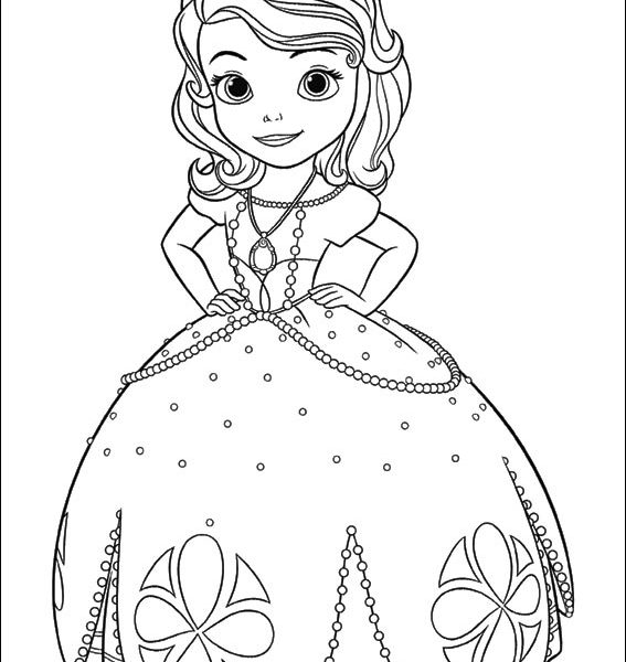 567x600 Sofia Coloring Pages Free Coloring Page Ideas