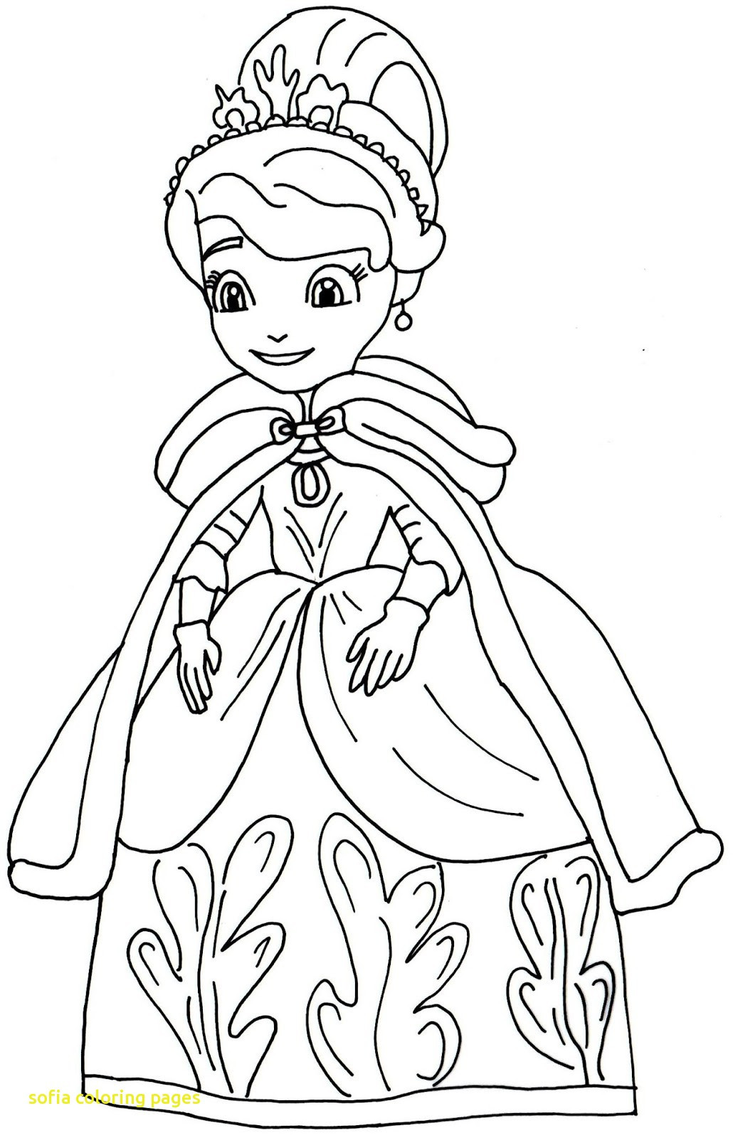 1030x1600 Princess Sofia Coloring Page Free Printable Pages Fancy The First