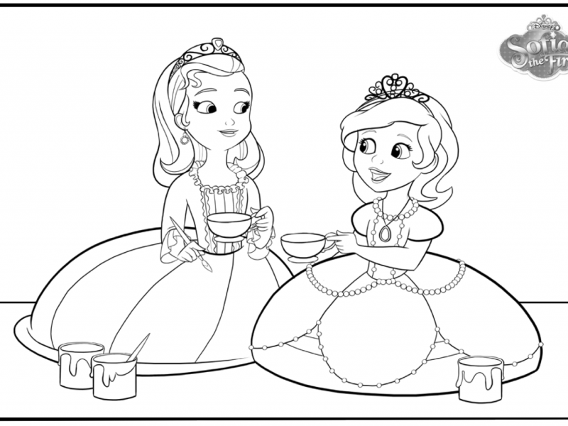 800x600 Unique Design Sofia Colouring Book Sofia The First Coloring Page